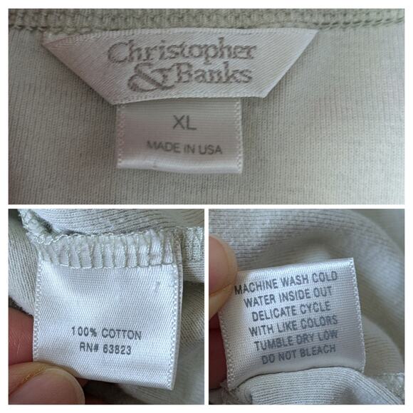 Y2K Christopher & Banks Eiffel Tower Top XL Green-Pink Floral Fairy Rhinestone - Picture 3 of 7